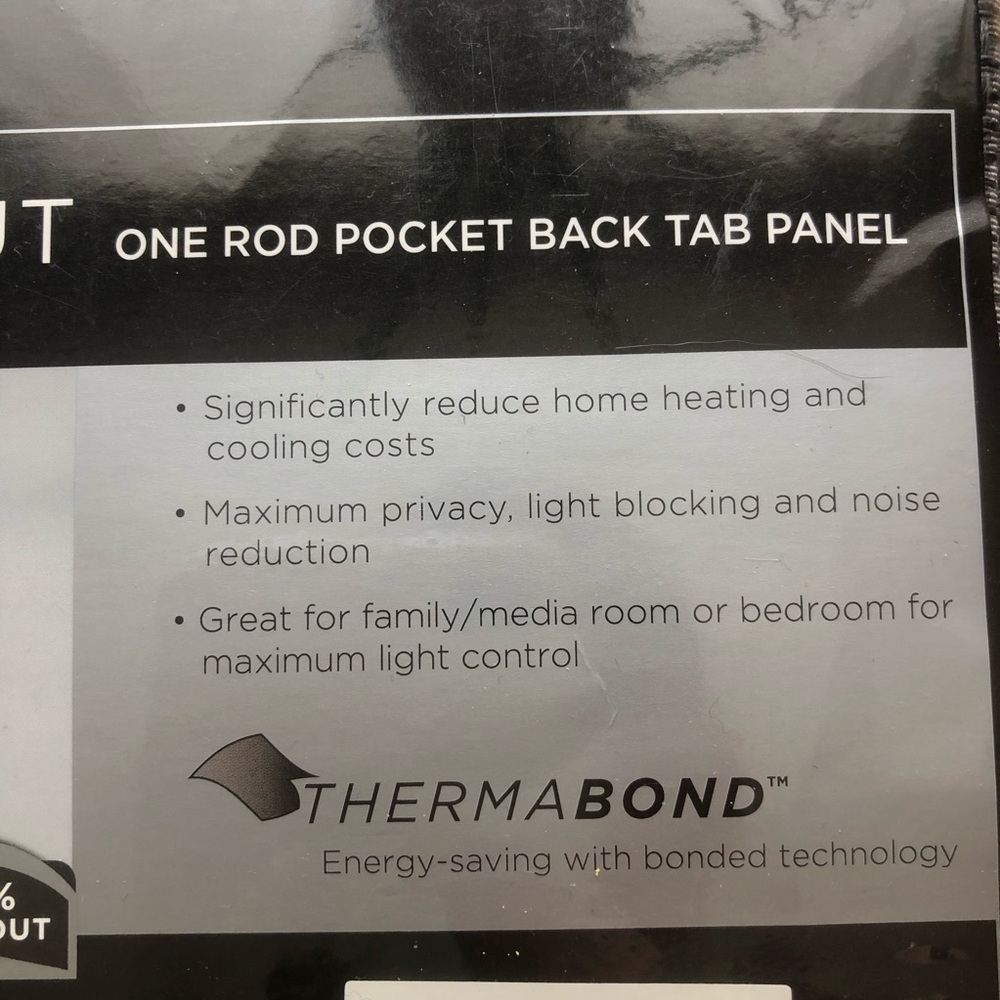 Eclipse 100% Blackout Curtains PAIR - Picture 3 of 4